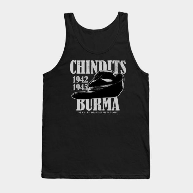 Chindits Burma (distressed) Tank Top by TCP